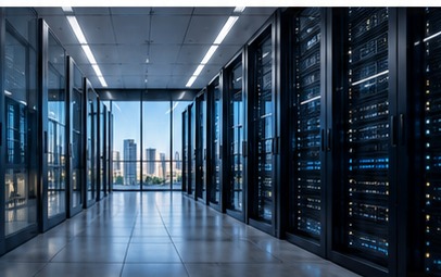 Data centre server aisle